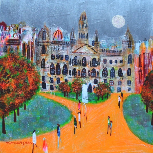 'George Square Glasgow, Autumn Frost' by artist Nikki  Monaghan